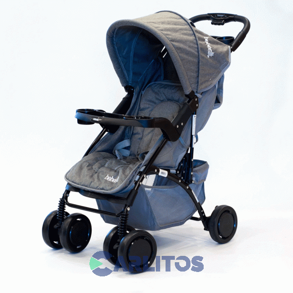 Coche De Paseo Bebesit Portabebé + Butaca 1305ts-g Gris