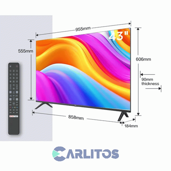 Smart TV 43" Full HD Tcl Con Android L43s5400-f