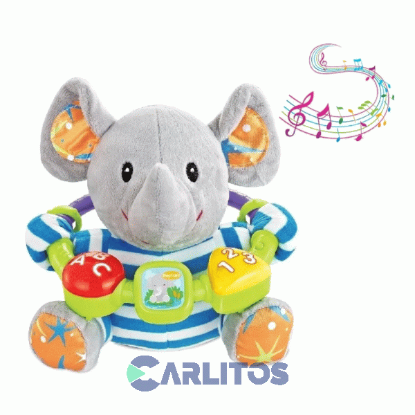 Peluche Musical Elefante Con Luces Zippy Toys