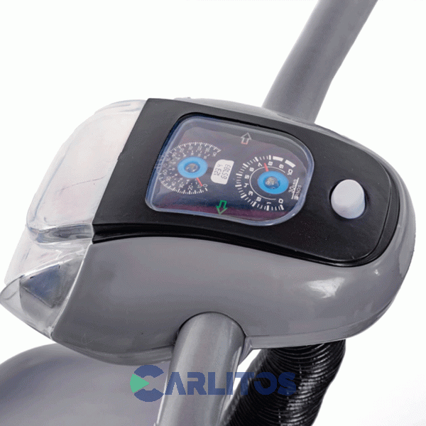 Triciclo Bebesit Con Barral Y Capota-Asiento Giratorio 360° Gris Sl-1870d Premium