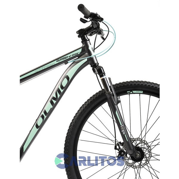 Bicicleta Todo Terreno Wish 290 29" Negro Con Verde