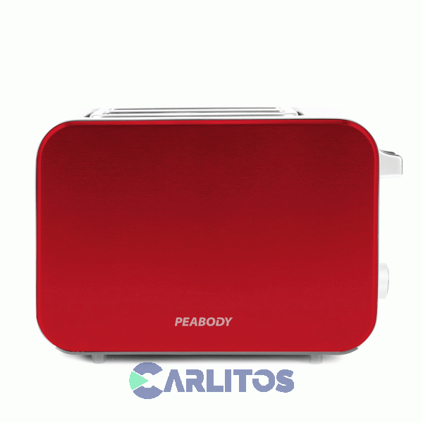 Tostadora Eléctrica Peabody Roja PE-T8127R