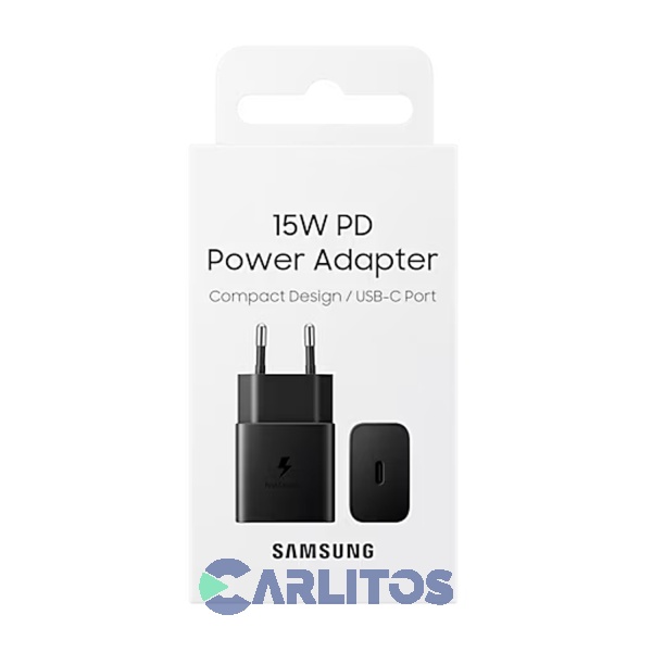 Cargador Rápido usb 15W Sin Cable Samsung Ep -t1510nbsgar Negro