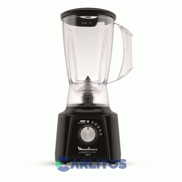 Licuadora Moulinex 700 Wts De Vaso Powermix Plus Lm284858 Negra