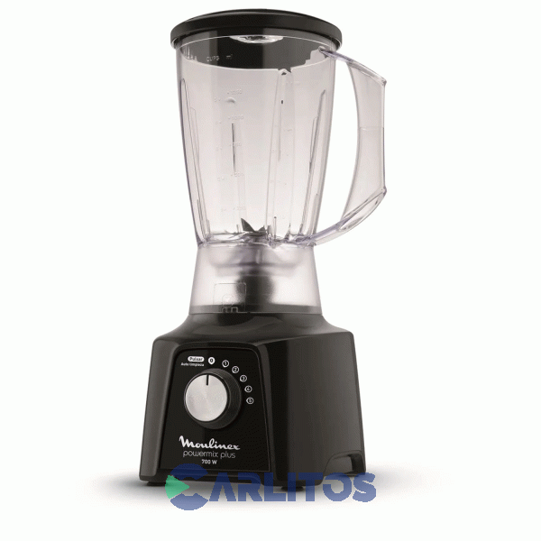 Licuadora Moulinex 700 Wts De Vaso Powermix Plus Lm284858 Negra