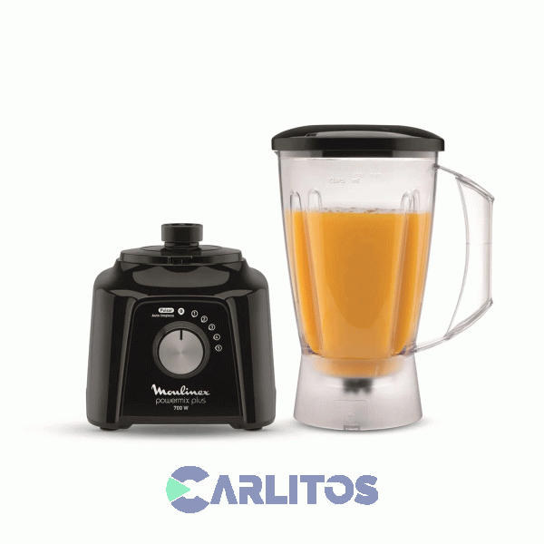 Licuadora Moulinex 700 Wts De Vaso Powermix Plus Lm284858 Negra