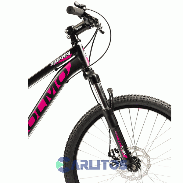 Bicicleta Olmo Todo Terreno Rod.24" Safari Negro/Fucsia