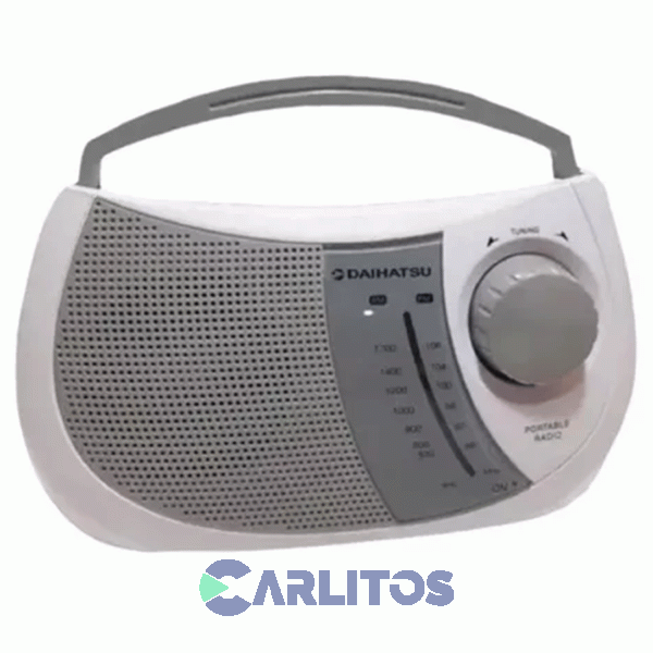 Radio Portátil Daihatsu Am/Fm Analógica D-rp38/We Blanco