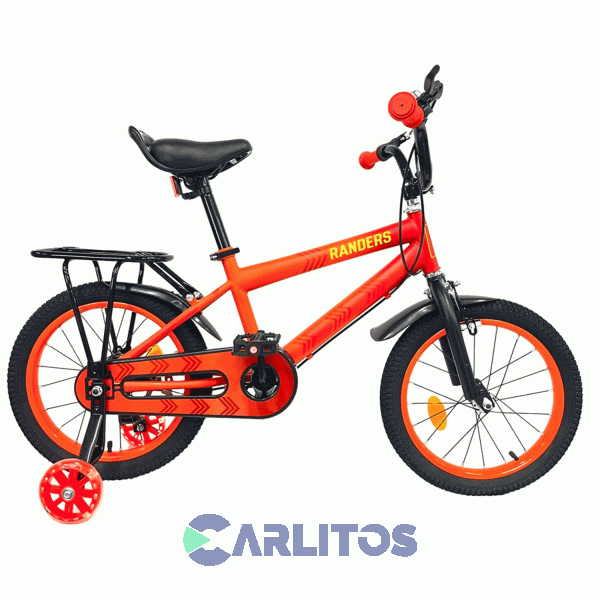 Bicicleta Randers Paseo R 16" Smiler Rojo