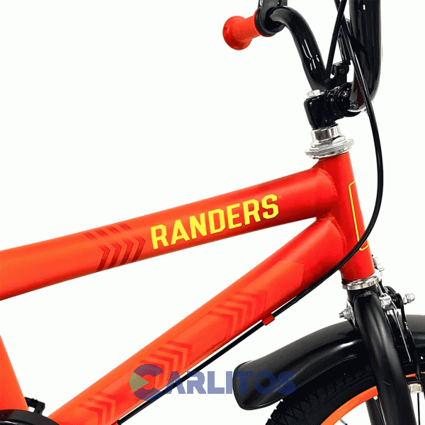 Bicicleta Randers Paseo R 16" Smiler Rojo