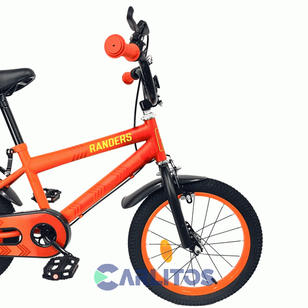 Bicicleta Randers Paseo R 16" Smiler Rojo