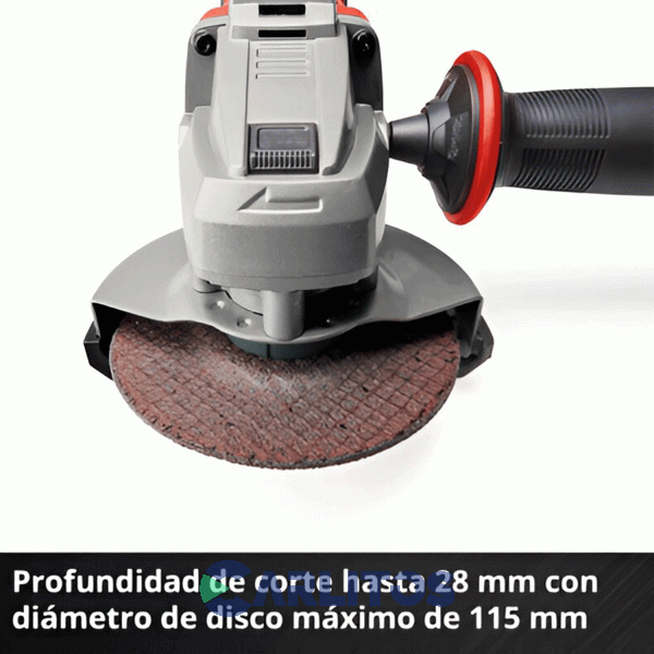 Amoladora Angular Einhell 4-1/2" Inalámbrica 18 V Te-ag 18/115-2 Li - Solo