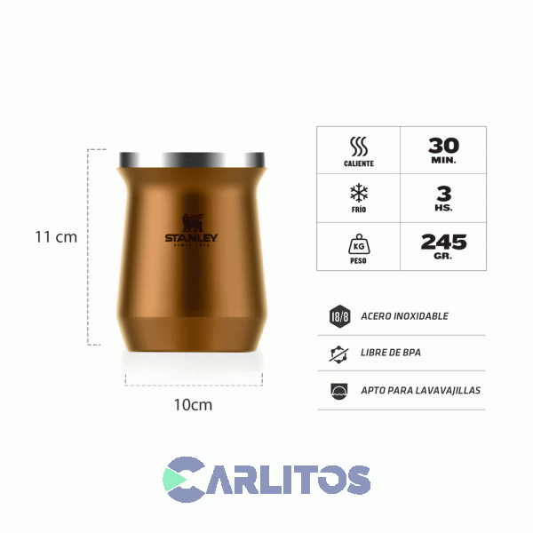 Mate Stanley Legendario Clásico Maple