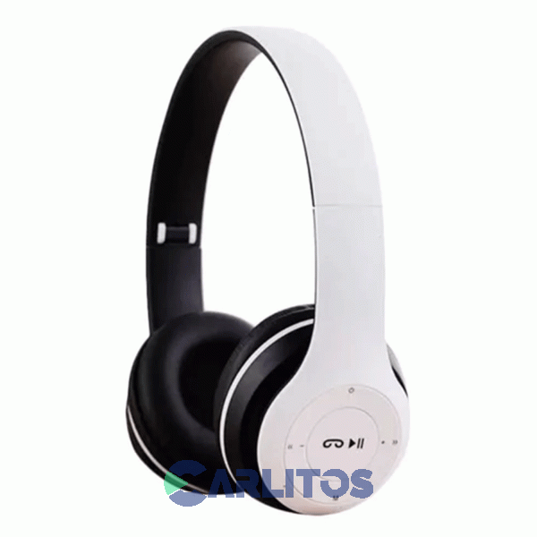 Auricular Vincha Con Bluetooth Radio Y Tarjeta Tf Daihatsu D-aup47/bw Blanco