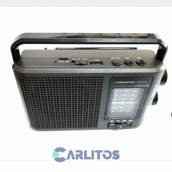 Radio Portátil Daihatsu Am/Fm Analógica D-rp61