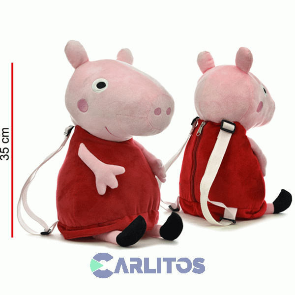 Mochila Peppa Y George 35 Cm