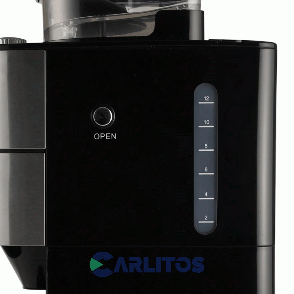 Cafetera Con Timer Reloj Digital Y Molinillo De Cafe Smartlife Sl-cmdg1025