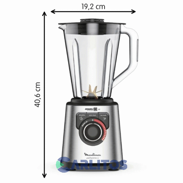 Licuadora Moulinex 1200 Wts Lm82ad10 Acero Inoxidable