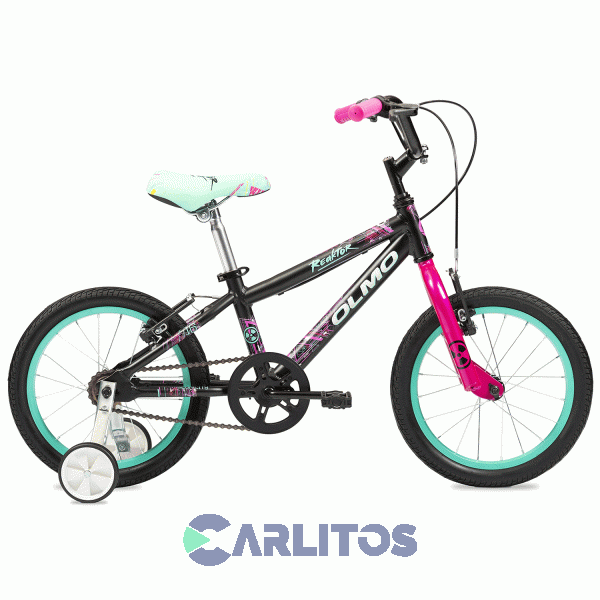 Bicicleta Olmo R 16" Cross Reaktor 1bo1709nf Negro/Fucsia