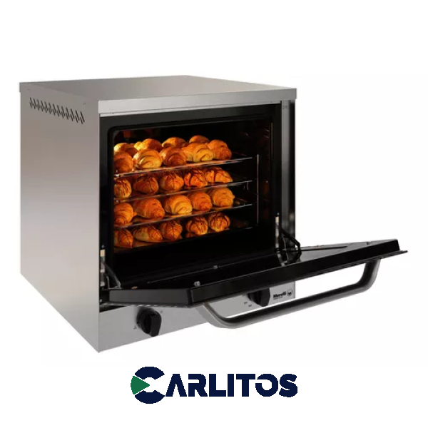 Horno Electrico Acero Inoxidable Con 4 Bandejas Morelli 700613-2 Ex Acero