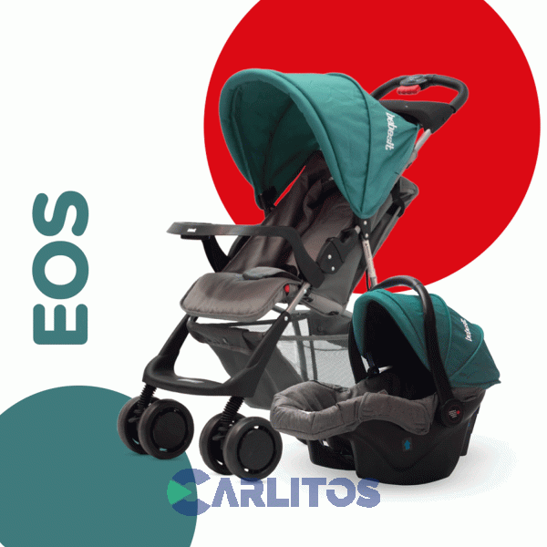 Coche De Paseo Bebesit Portabebe + Butaca 1337Ts-j Verde