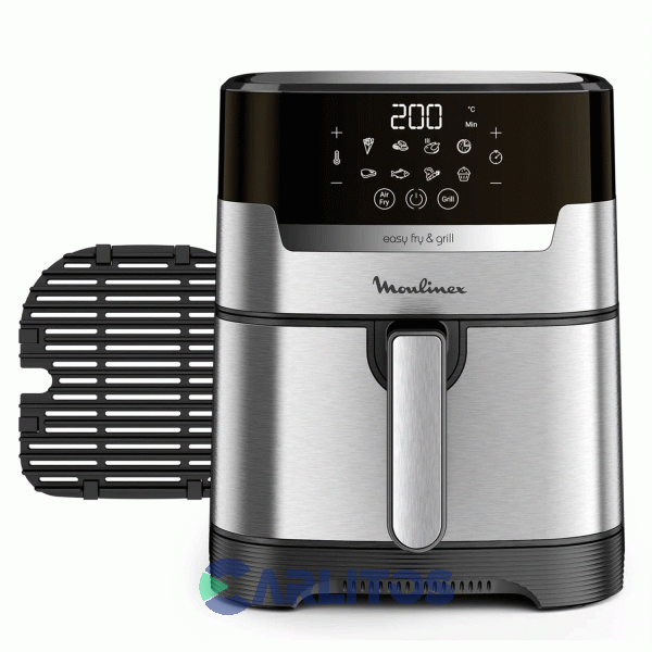 Freidora De Aire Easy Fry Moulinex Digital Acero Inoxidable EZ505D10