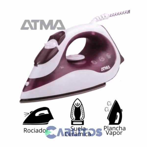 Plancha A Vapor Atma 2200 Wts Pav1217pi