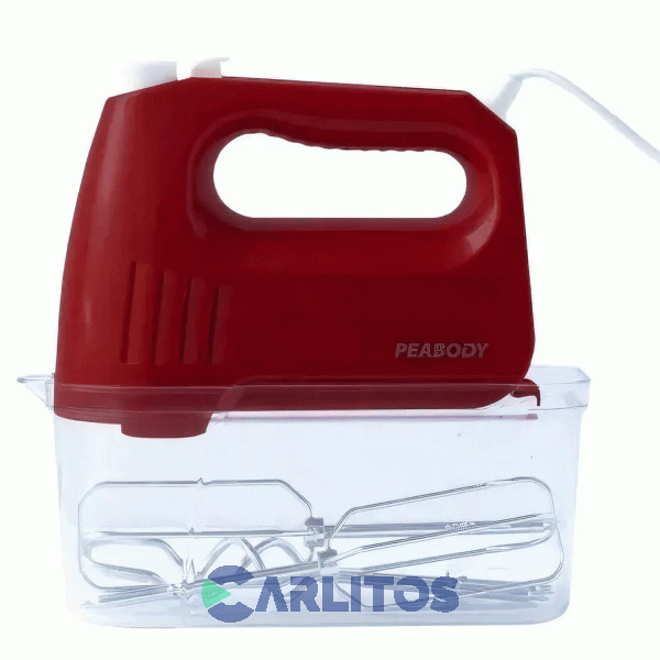 Batidora De Mano Peabody 300 Wts Pe-hma550r Rojo