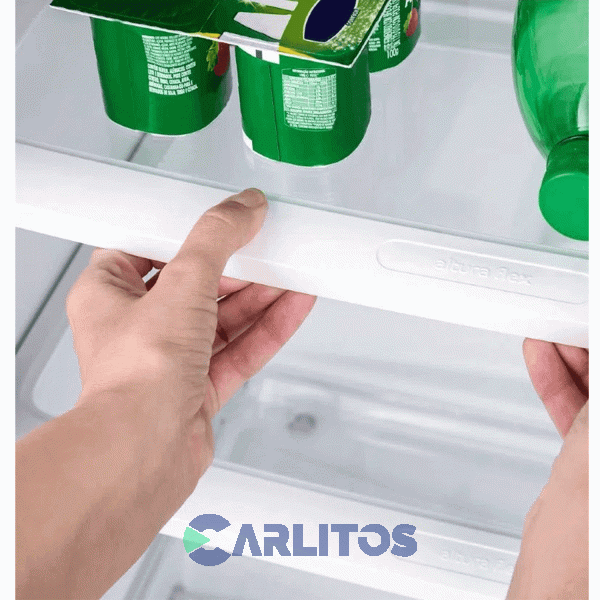 Heladera No Frost Whirlpool 361 Litros Acero Inoxidable Wrm39ck