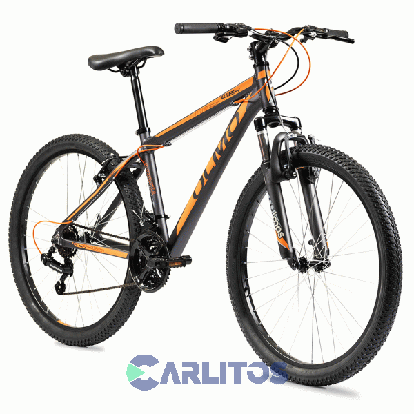 Bicicleta Olmo Todo Terreno R 26" Wish 260 1Bo1092 Negro Con Naranja