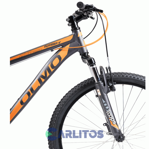 Bicicleta Olmo Todo Terreno R 26" Wish 260 1Bo1092 Negro Con Naranja