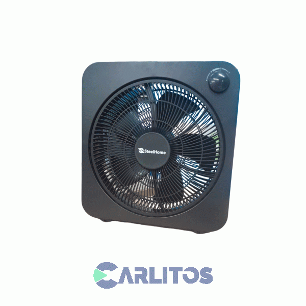 Ventilador Turbo Steel Home 12" Parrilla Negra Sht12