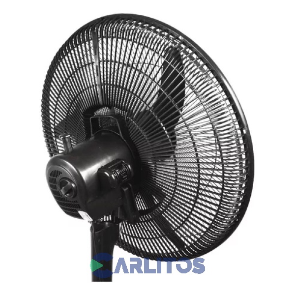 Ventilador De Pie Oscilante Steel Home 20" Parrilla Negra 3 En 1 Shvp20m