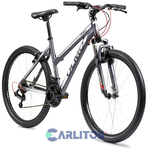 Bicicleta Olmo Todo Terreno R 26" Wish 265 Negro Con Gris