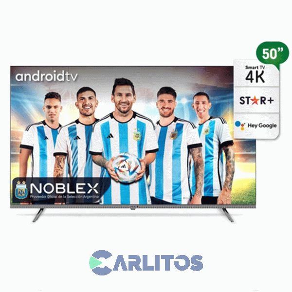 Smart TV Led 50" 4K Ultra HD Noblex Con Android Dk50x7500