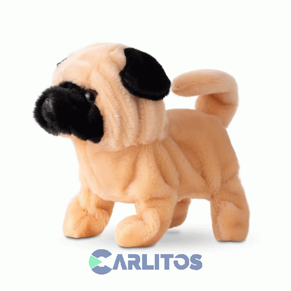 Perro Con Sonido Pugs At Play Camina Y Mueve La Cola Peanut