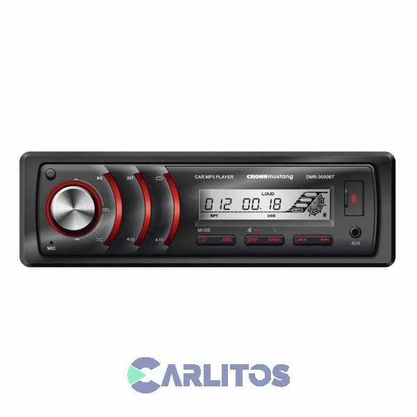 Autoestereo Sin CD Crown Mustang - Mp3 Link - Usb - Sd - Bluetooth Dmr-3000bt