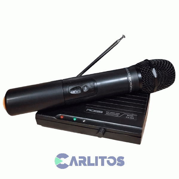 Microfono Inalámbrico Vhf Ross Pa Fv-302