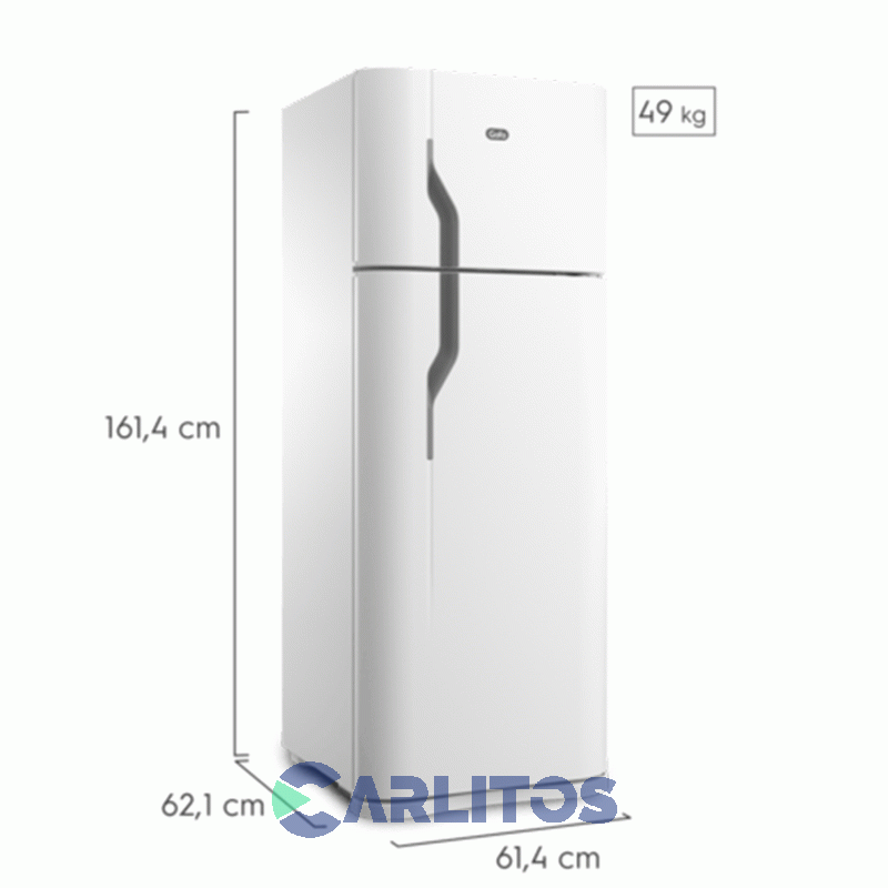 Heladera Con Freezer Gafa 334 Litros Blanca Hgf368afb