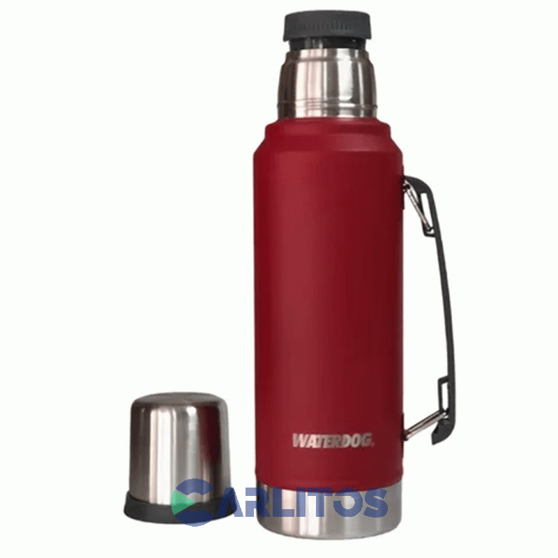 Termo De Mate Con Manija 1 Litro Waterdog Ombu1000fp Rosa Flamenco