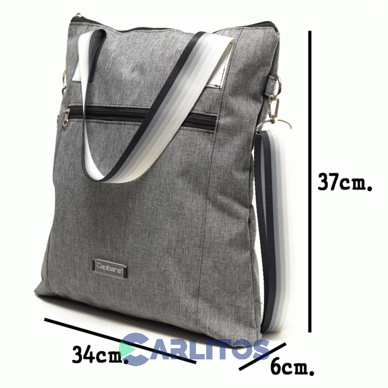 Bolso Matero Full Lohja Bello Gris VB0128