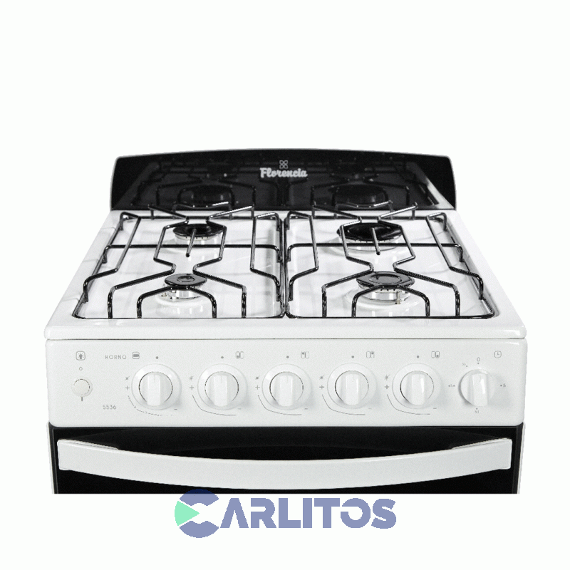 Cocina A Gas Florencia 56 Cm Blanca Multigas Flor 5536