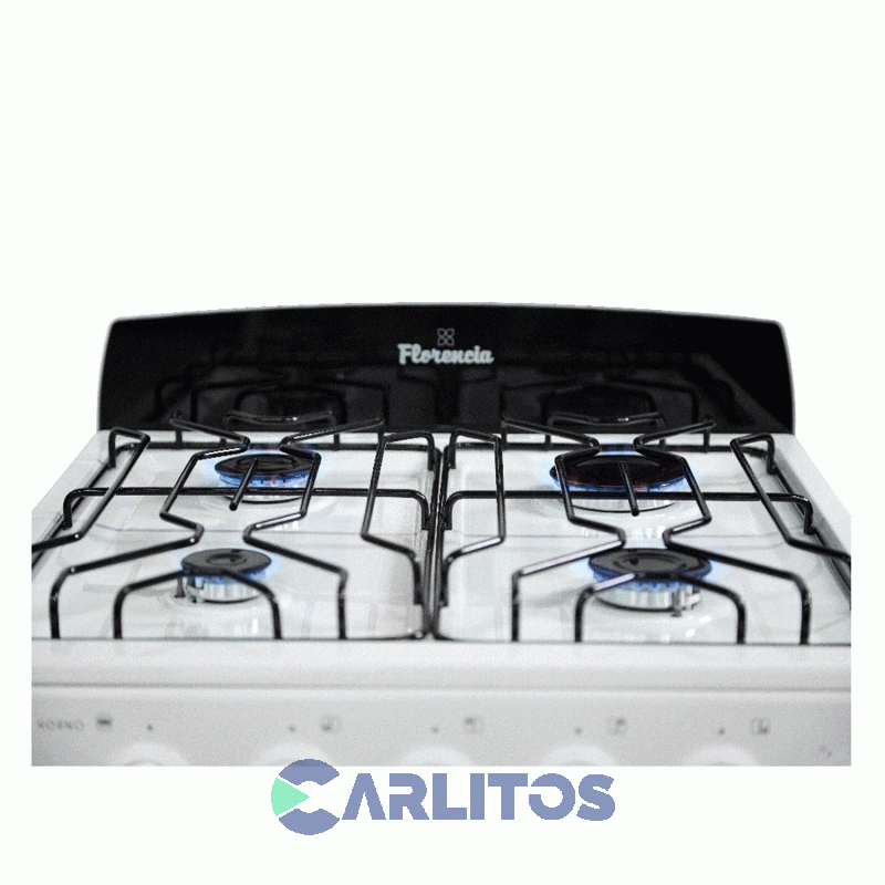 Cocina A Gas Florencia 56 Cm Blanca Multigas Flor 5536