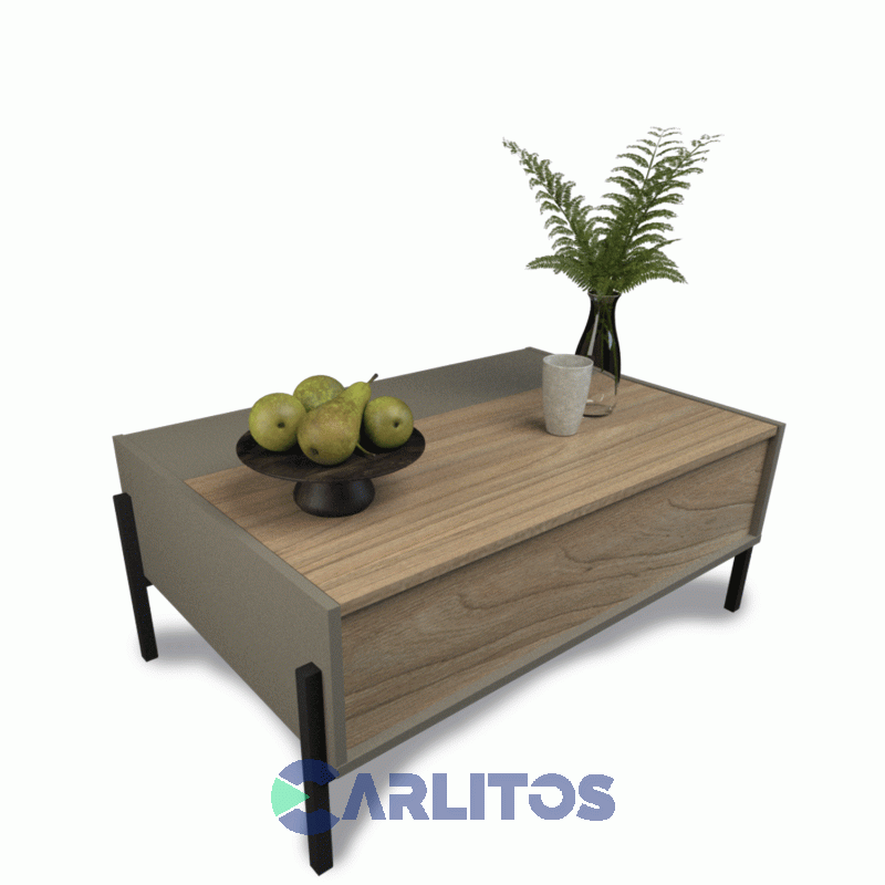 MESA RATONA CON PUERTA TABLES COD: 2023 GRIS-OLMO FINLANDES