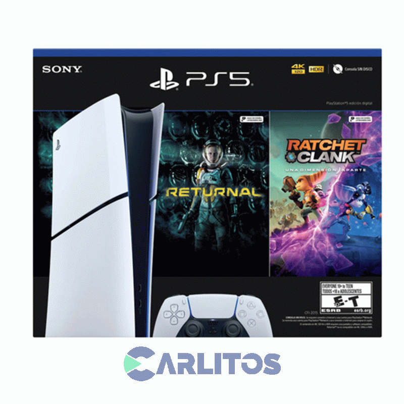 Consola De Videojuegos Sony Playstation 5 Returnal Y Ratchet PS5 Digital