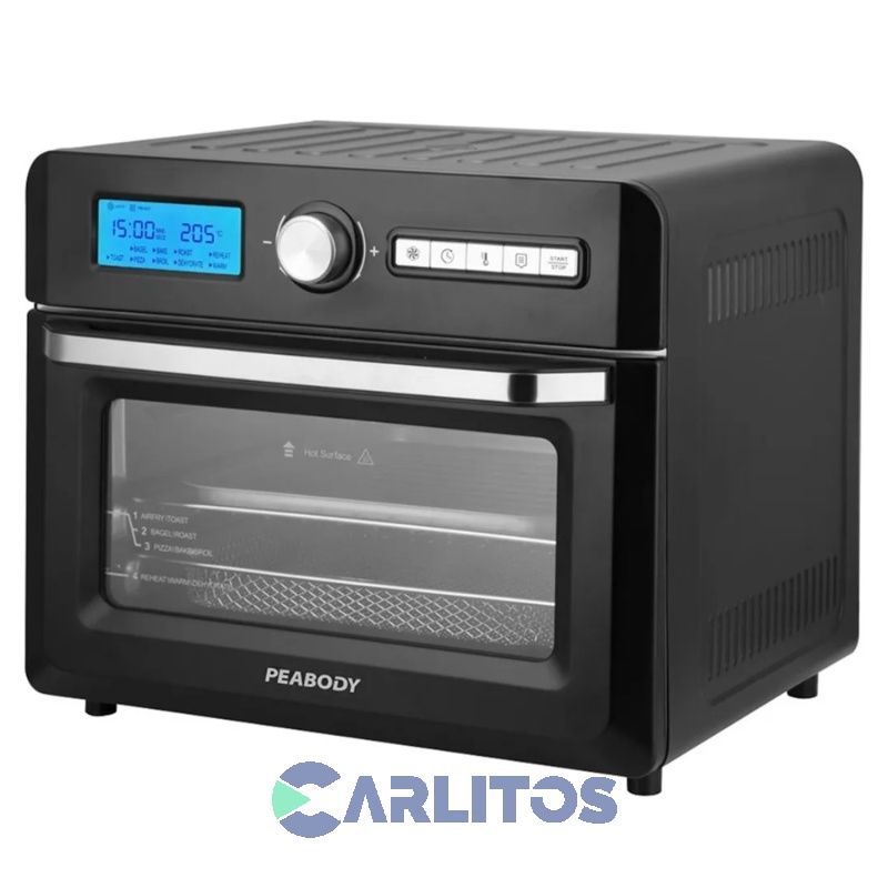 Horno Electrico Conveccion Con Freidora 15 Litros Peabody Pe-Hdm15n