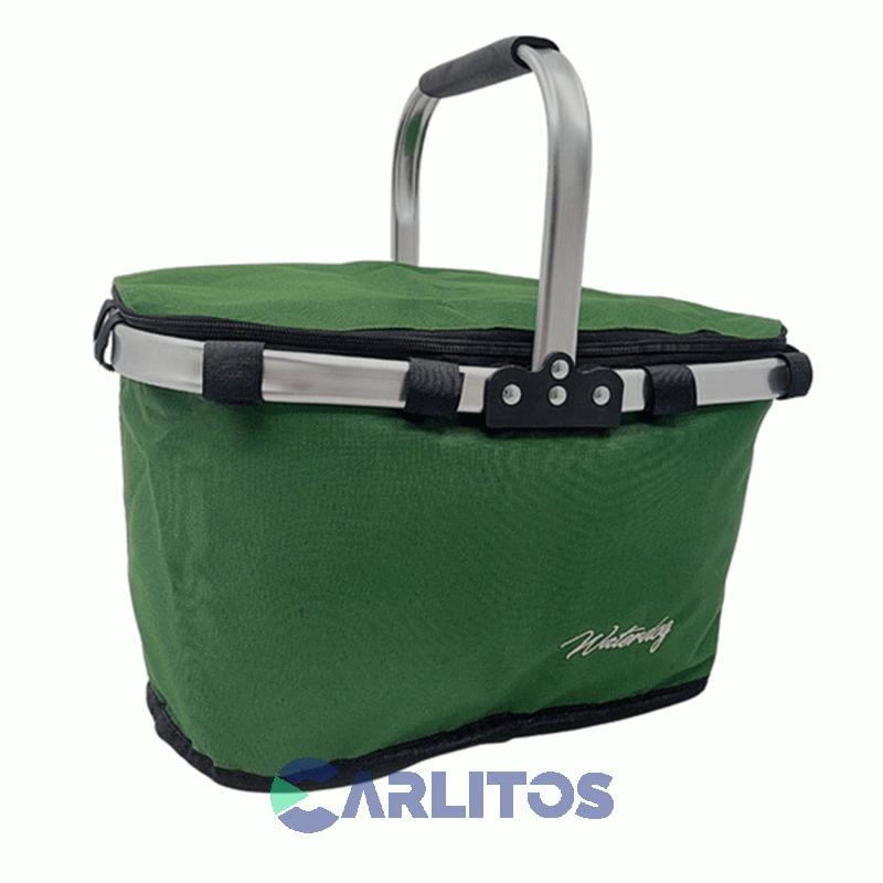 Canasta De Picnic Plegable Termica Waterdog Verde COOLERPERSONAL Gm