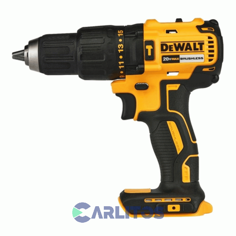 Taladro Atornillador Dewalt 13 Mm Inalambrico 20V Max VVR DCD7781D2