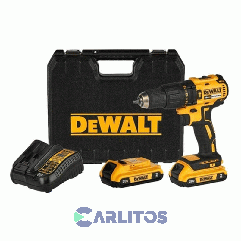 Taladro Atornillador Dewalt 13 Mm Inalambrico 20V Max VVR DCD7781D2