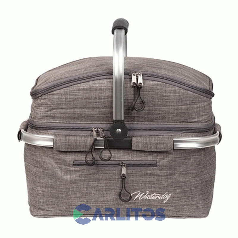 Canasta De Picnic Termica Plegable Waterdog Gris COOLERPERSONAL2 GR